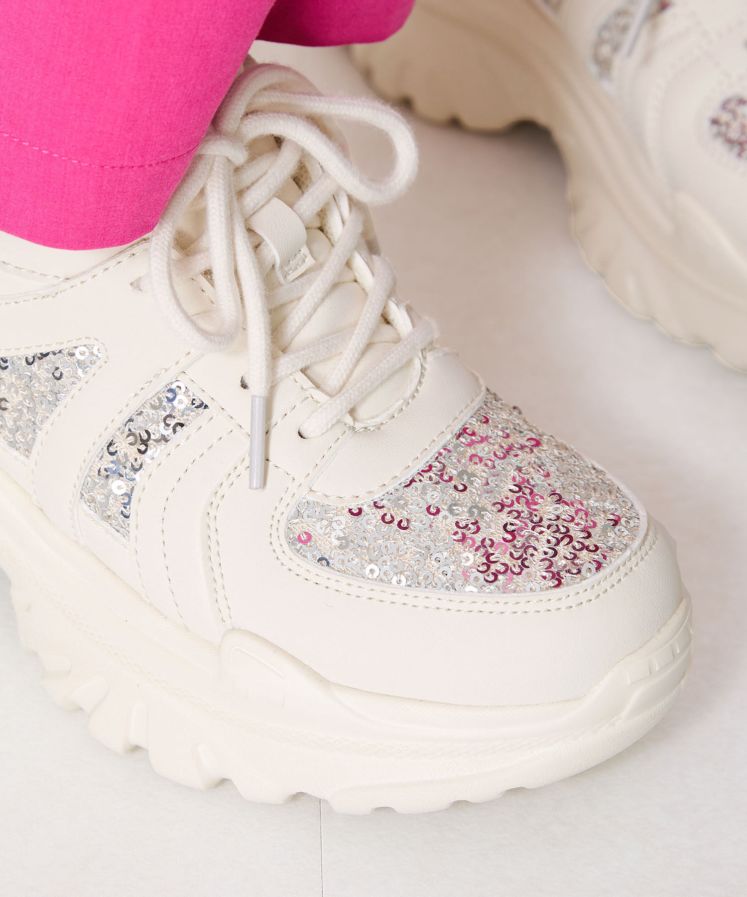 ORiental TRaffic「スパンコール 厚底 スニーカー /OT3752 クッション」|スニーカー|