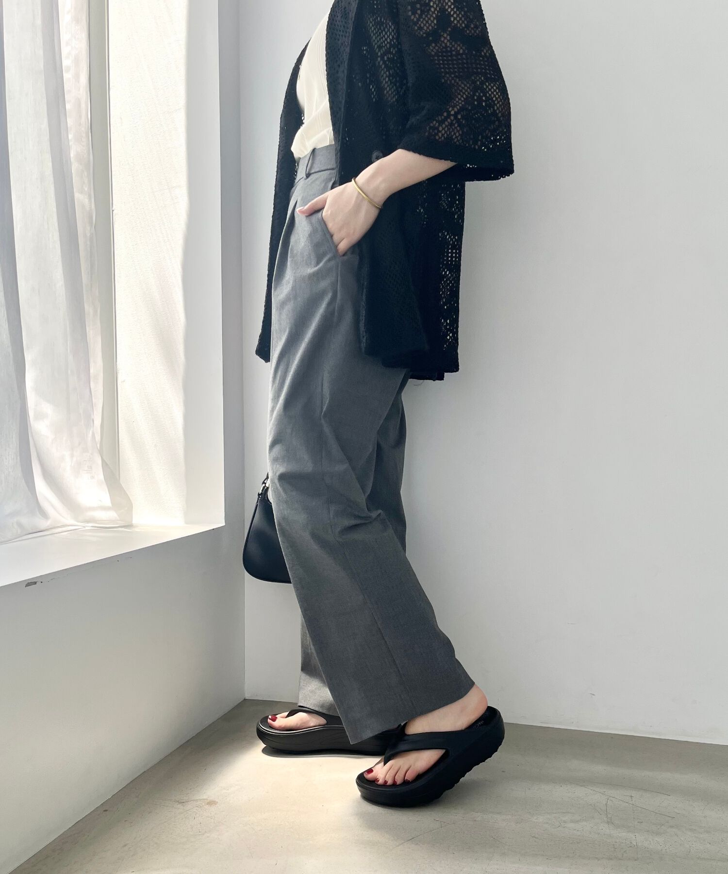 ORiental TRaffic「【リカバリーサンダル】●大人気アイテム●厚底EVAトングサンダル/OT3226 厚底 トング サンダル 」|サンダル|