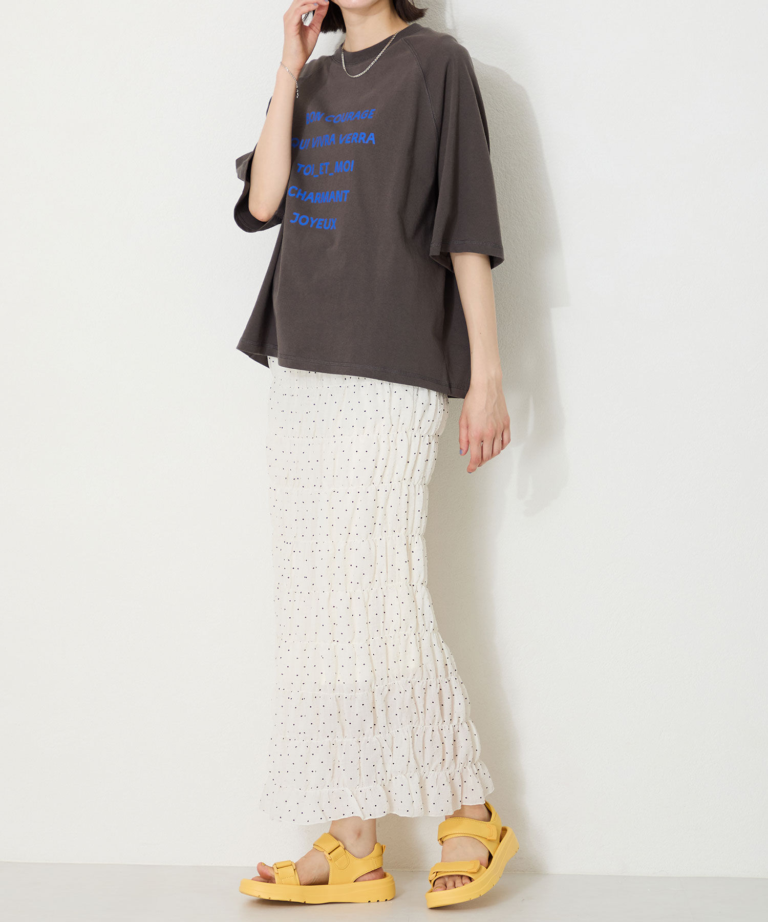 ORiental TRaffic「【Fit me サンダル】ダブル ベルト サンダル /51227 軽い 柔らかい フラット」|サンダル|