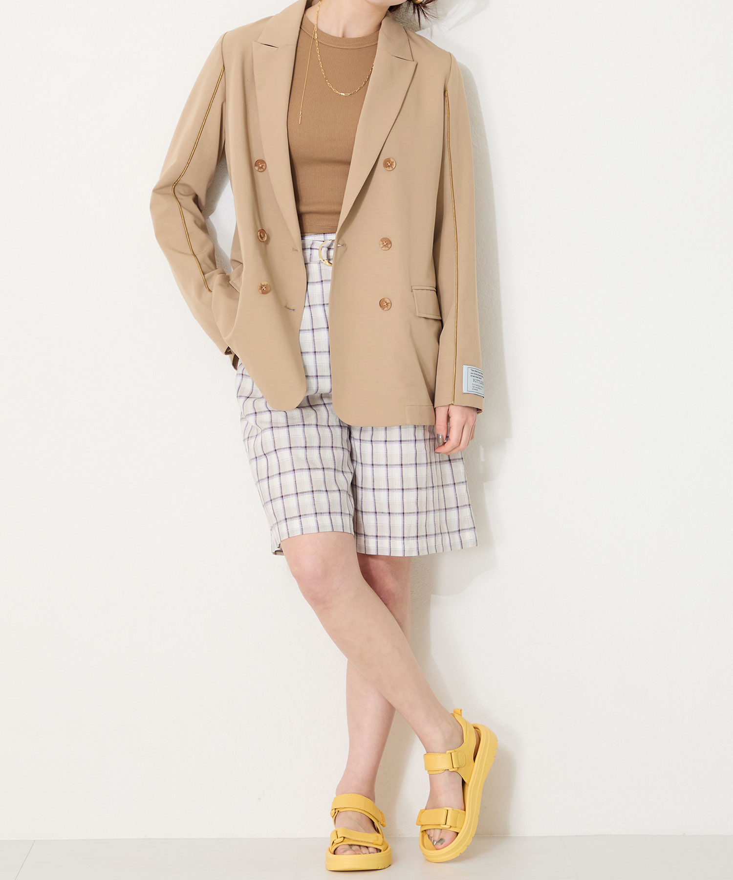 ORiental TRaffic「【Fit me サンダル】ダブル ベルト サンダル /51227 軽い 柔らかい フラット」|サンダル|