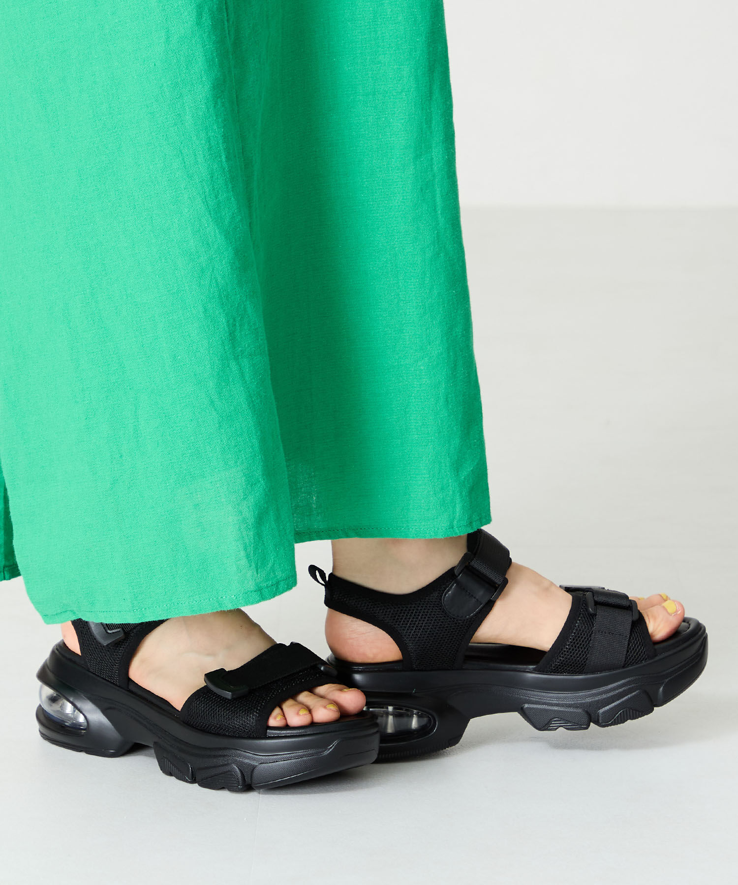 WA Oriental TRaffic「スニーカー ソール スポーツ サンダル /52218 トレンド 人気 厚底 スポサン」|サンダル|