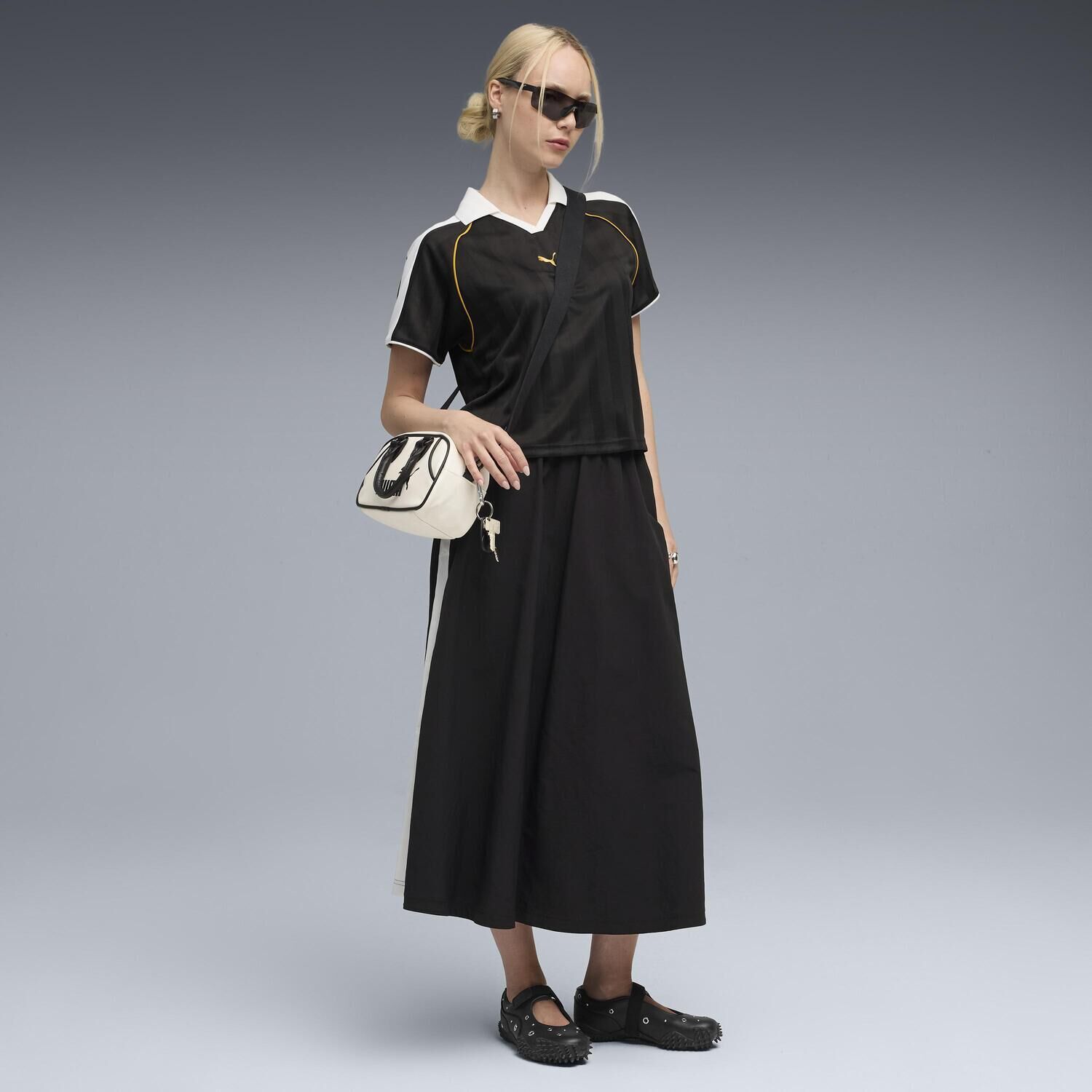 PUMA「【PUMA ｳｪｱ】W T7 RELAXED FOOTBALL JERSEY」|Tシャツ・カットソー|