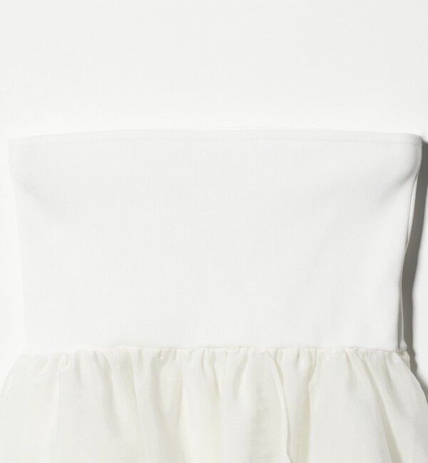 AEWEN MATOPH「＜AEWEN MATOPH＞ラッフルミニスカート ベアトップ ‐ 2WAY ウォッシャブル ‐」|スカート|