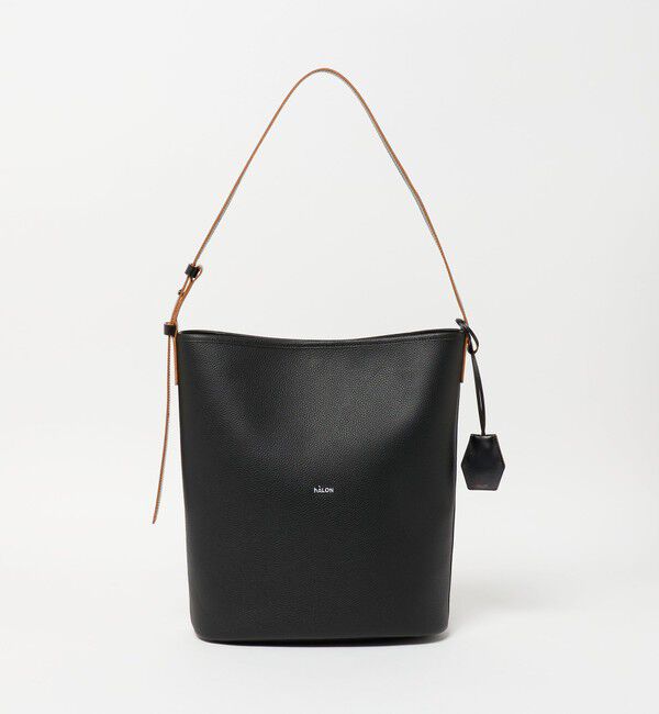 UNITED ARROWS「＜hALON＞レザー バケットバッグM」|ショルダー・メッセンジャー|BLACK