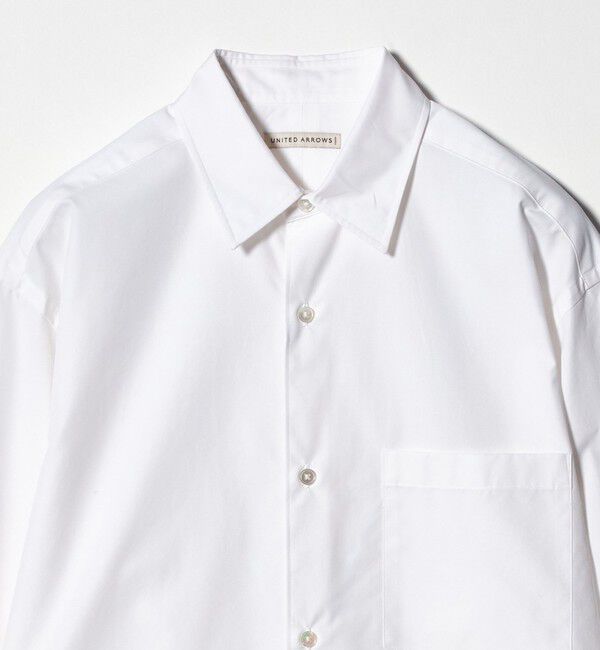 UNITED ARROWS「カリビアーナミルズ ポプリン レギュラーカラーシャツ」|シャツ・ブラウス|