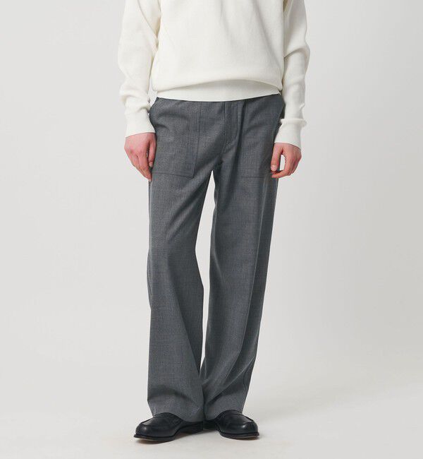UNITED ARROWS「ウールトロピカル ファティーグ パンツ」|その他|MD.GRAY
