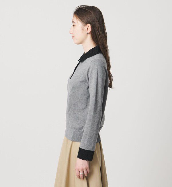 UNITED ARROWS「クロシェ ポロニット ‐ウォッシャブル‐」|ニット・セーター|