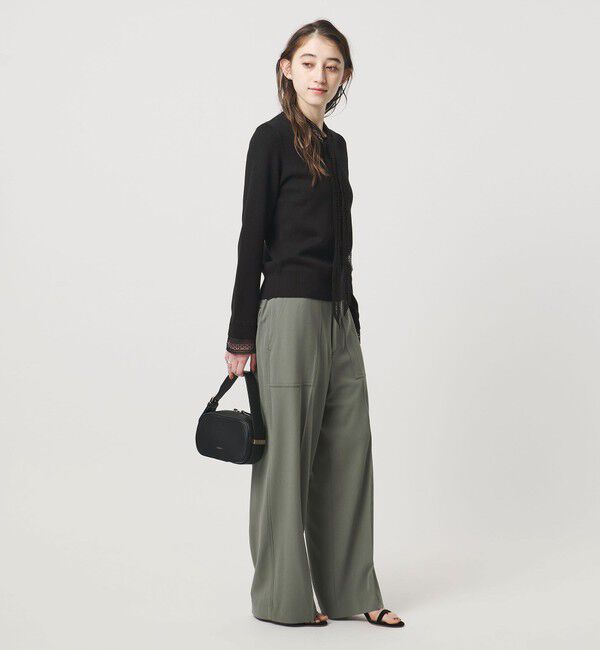 UNITED ARROWS「4WAY ボウタイレース ニット」|ニット・セーター|