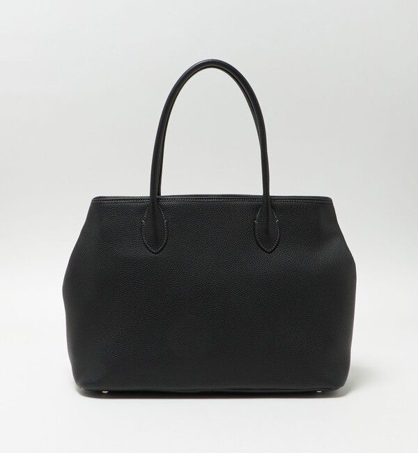 UNITED ARROWS「レザー ジップ トートバッグ」|トートバッグ|BLACK