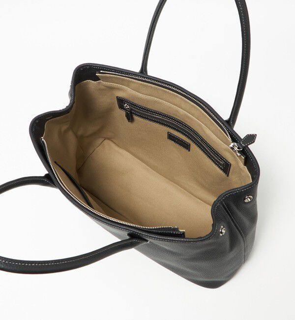 UNITED ARROWS「レザー ジップ トートバッグ」|トートバッグ|