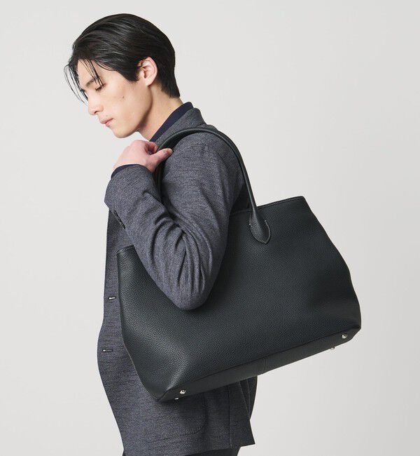 UNITED ARROWS「レザー ジップ トートバッグ」|トートバッグ|