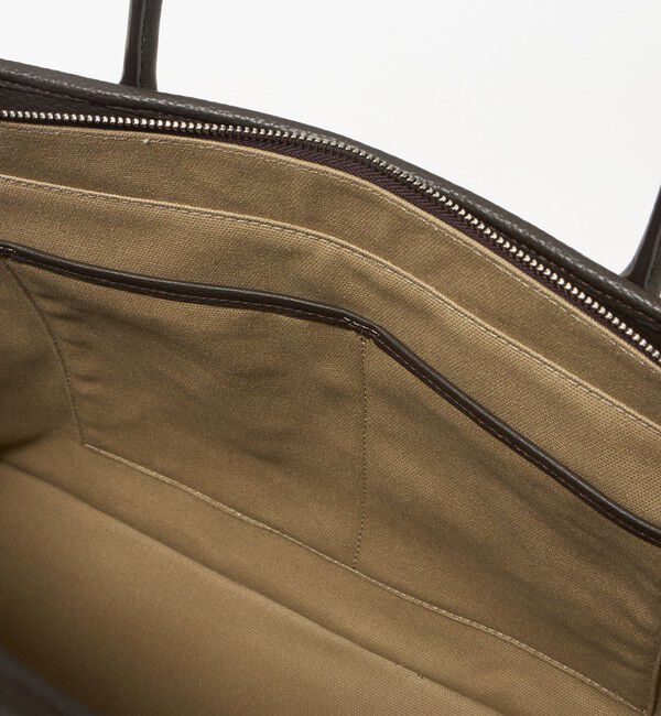 UNITED ARROWS「レザー ジップ トートバッグ」|トートバッグ|