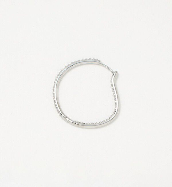 UNITED ARROWS「デフォルメ フープピアス」|ピアス|