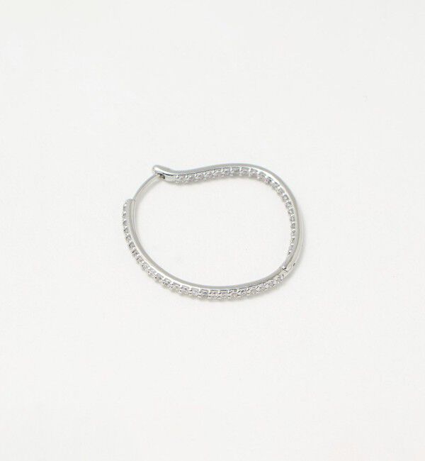 UNITED ARROWS「デフォルメ フープピアス」|ピアス|