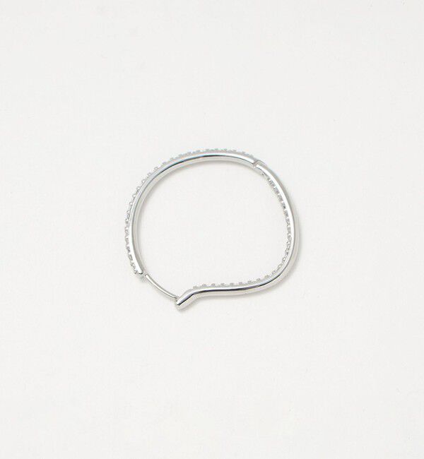 UNITED ARROWS「デフォルメ フープピアス」|ピアス|