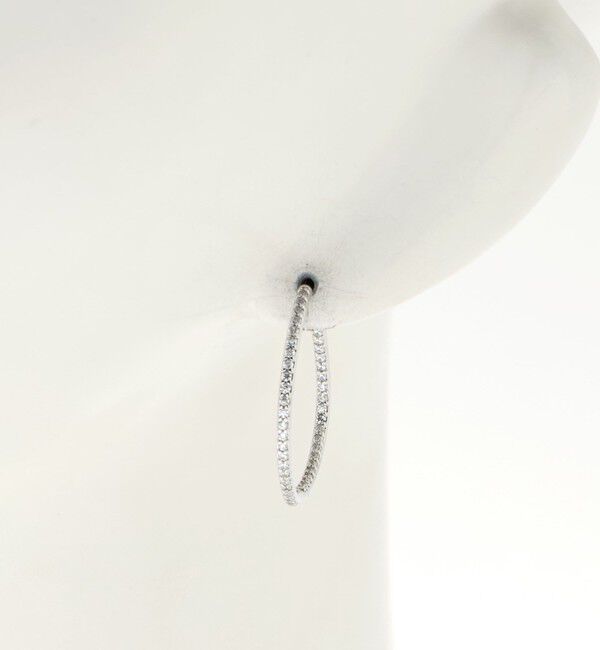 UNITED ARROWS「デフォルメ フープピアス」|ピアス|