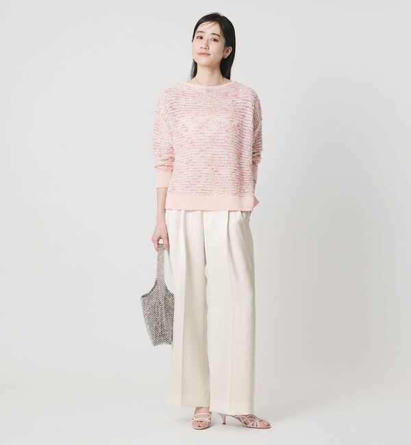 UNITED ARROWS「チェック 2タック ワイドパンツ ‐ウォッシャブル‐」|スラックス|