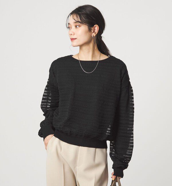 UNITED ARROWS green label relaxing「レイヤー プルオーバー ニット」|ニット・セーター|