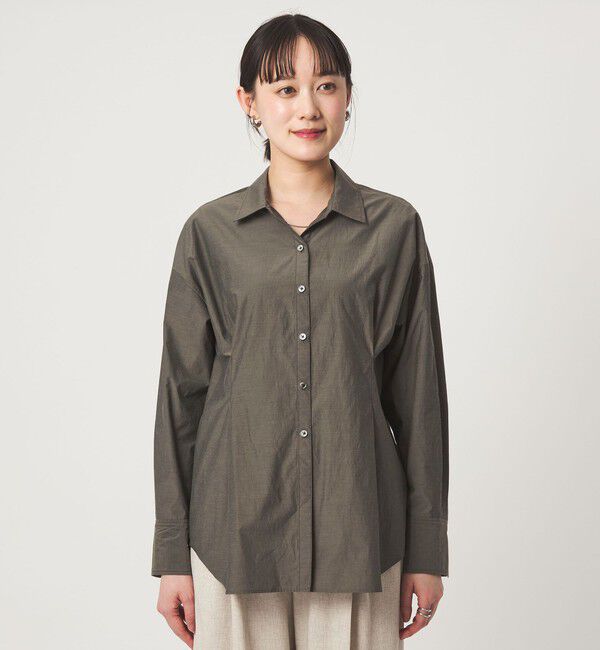 UNITED ARROWS green label relaxing「FAbRICA ウエスト タック シャツ」|シャツ・ブラウス|