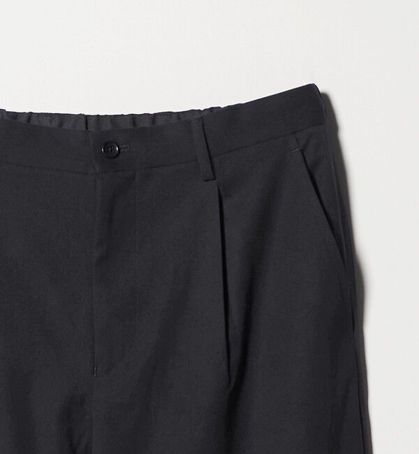 UNITED ARROWS green label relaxing「DICROS ポリエステル ツイル 1プリーツ W2 ユーティリティパンツ -ストレッチ・撥水-」|チノ|
