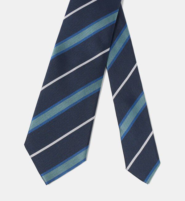 UNITED ARROWS green label relaxing「GLR シルク3 8.0cm ストライプ3 ネクタイ」|ネクタイ・蝶ネクタイ|