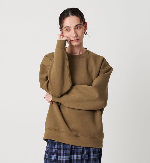 BEAUTY&YOUTH UNITED ARROWS「＜DAIWA PIER39＞スキューバニット クルーネックプルオーバー」|ニット・セーター|MD.BROWN