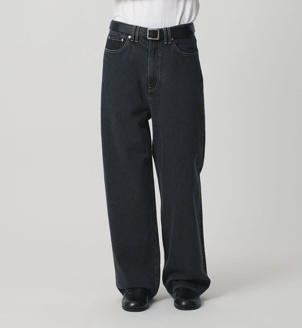 MONKEY TIME「オーバーダイ デニム バギー パンツ シーズナル」|チノ|