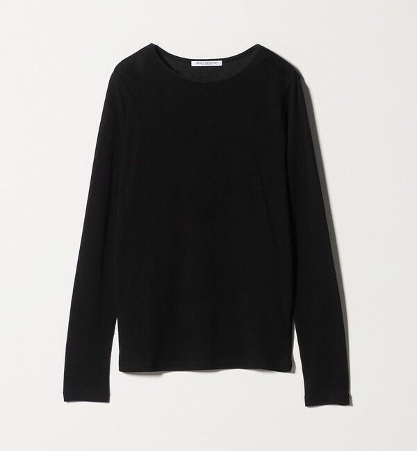 BEAUTY&YOUTH UNITED ARROWS「ハイツイストコットン シアークレープ ロングスリーブTシャツ」|Tシャツ・カットソー|