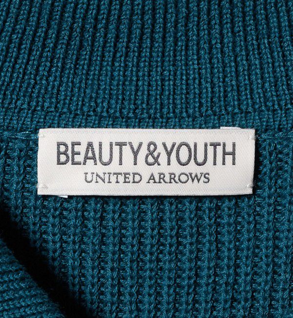 BEAUTY&YOUTH UNITED ARROWS「ギマ コットン アゼ 3ボタン ポロカラー ニット ウォッシャブル」|ニット・セーター|