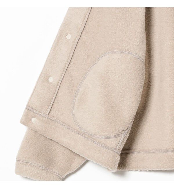 Ray BEAMS 「DANTON / DOUBLE FACE BOA STAND COLLAR CARDIGAN」|ブルゾン・スタジャン|