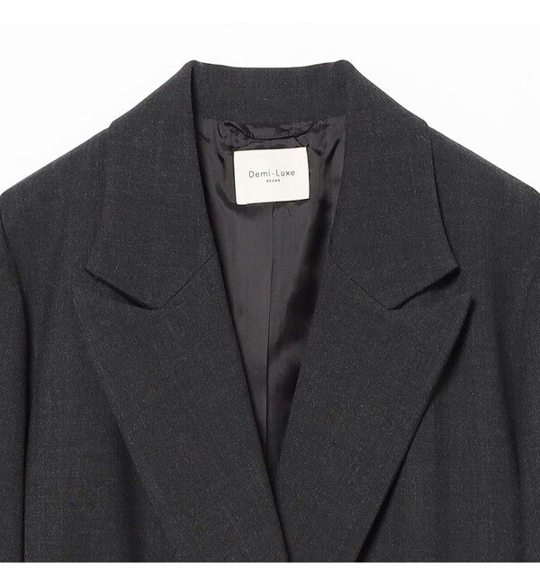 Demi-Luxe BEAMS 「ダブルクロス ロング ジャケット」|ダッフルコート|