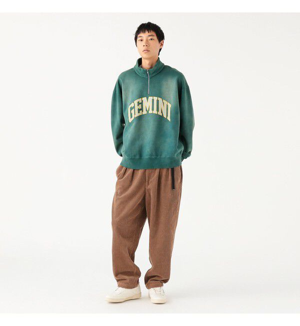 BEAMS「ワイドショートフィット フェード プルオーバー スウェット」|スウェット・ジャージ|