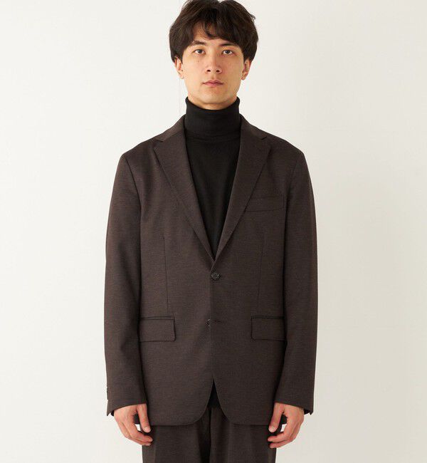 SHIPS Colors 「SHIPS Colors: AVANT  ウールライク ジャージー ジャケット (セットアップ対応)」|テーラードジャケット|