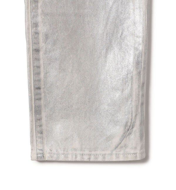 SHIPS for women「〈洗濯機可能〉箔プリント ストレート フィット デニムパンツ 24SS ◇」|デニム|