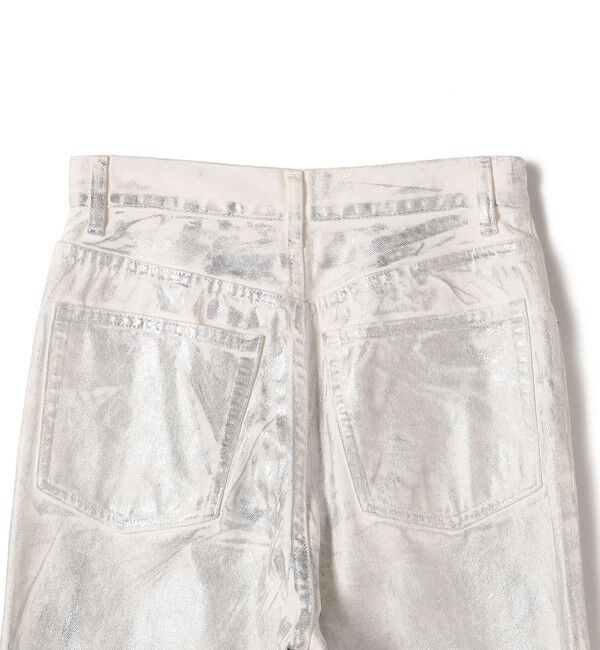 SHIPS for women「〈洗濯機可能〉箔プリント ストレート フィット デニムパンツ 24SS ◇」|デニム|