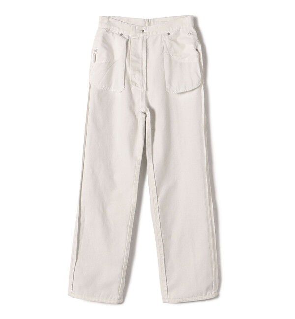 SHIPS for women「〈洗濯機可能〉箔プリント ストレート フィット デニムパンツ 24SS ◇」|デニム|