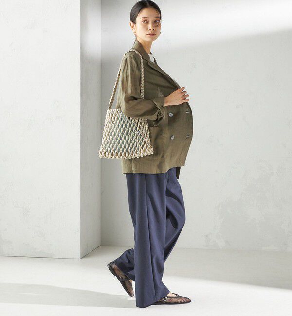 SHIPS for women「〈手洗い可能〉ラミー シアー ジャケット」|テーラードジャケット|