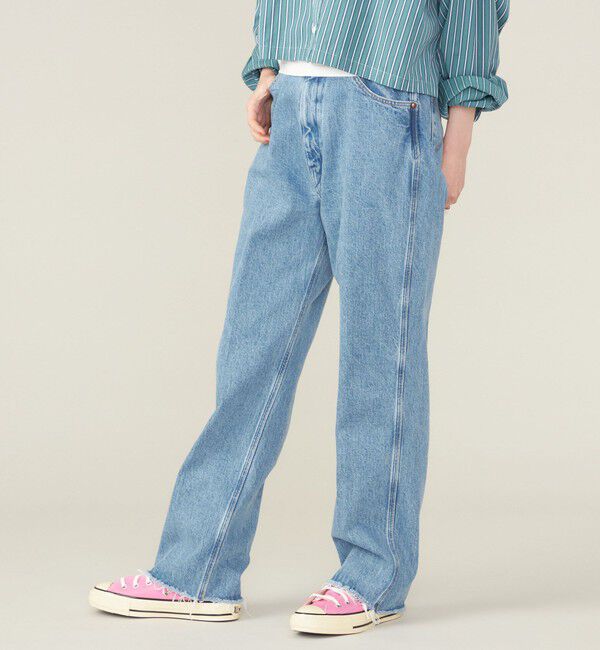 SHIPS for women「SHIPS NINE CASE:〈手洗い可能〉カットオフ デニム◇」|デニム|