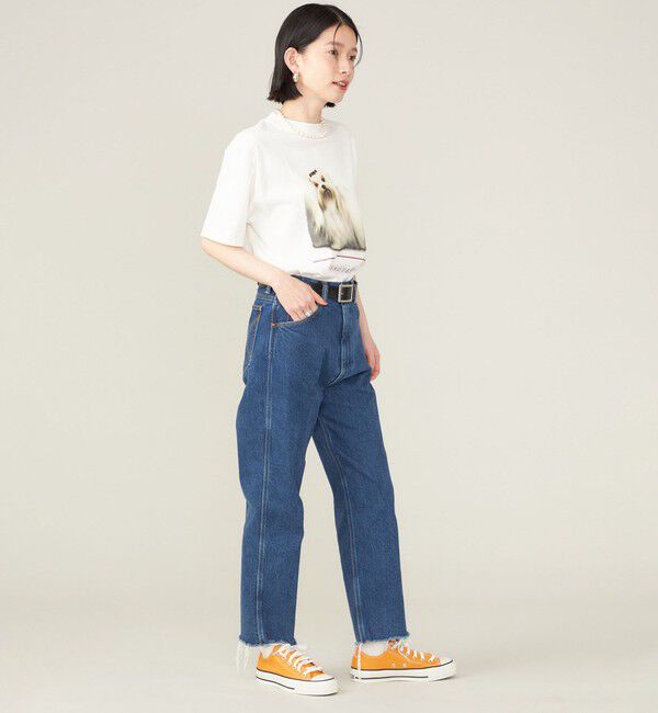 SHIPS for women「SHIPS NINE CASE:〈手洗い可能〉カットオフ デニム◇」|デニム|