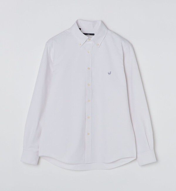SHIPS「【WEB限定】SHIPS: 防シワ・吸水速乾 Drymix(R) ワンポイントロゴボタンダウンシャツ」|シャツ・ブラウス|