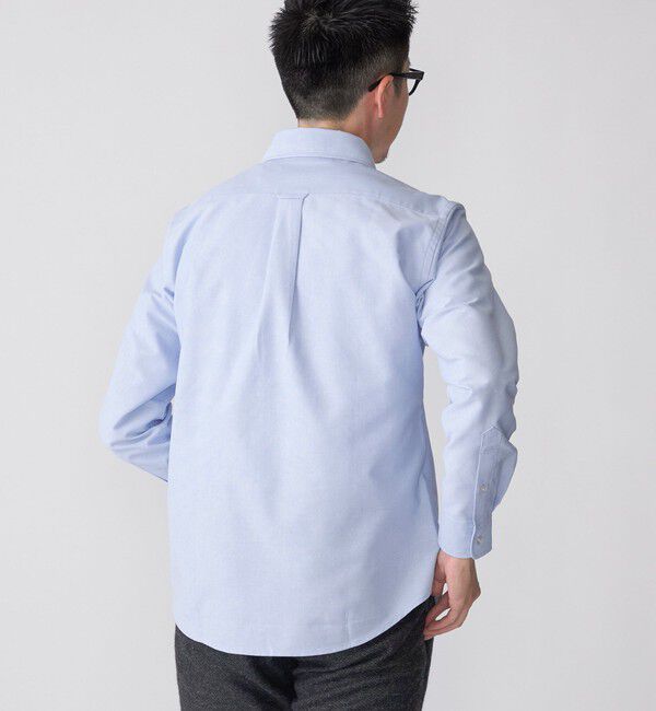 SHIPS「【WEB限定】SHIPS: 防シワ・吸水速乾 Drymix(R) ワンポイントロゴボタンダウンシャツ」|シャツ・ブラウス|