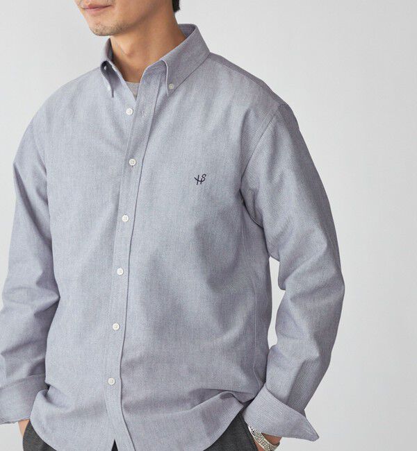 SHIPS「【WEB限定】SHIPS: 防シワ・吸水速乾 Drymix(R) ワンポイントロゴボタンダウンシャツ」|シャツ・ブラウス|