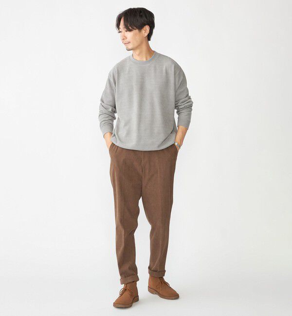 SHIPS「SHIPS:〈手洗い可能〉モール ダブルフェイス クルーネック プルオーバー」|プルオーバー|