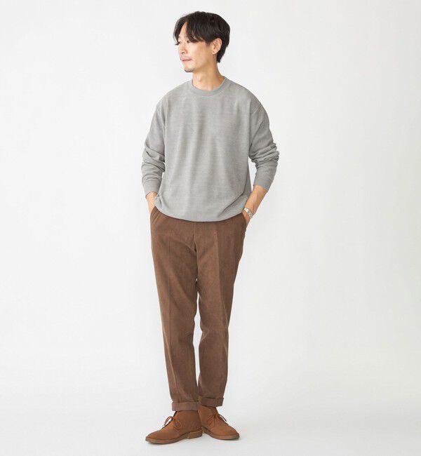 SHIPS「SHIPS:〈手洗い可能〉モール ダブルフェイス クルーネック プルオーバー」|プルオーバー|