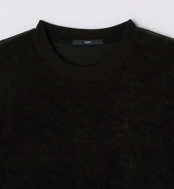 SHIPS「SHIPS:〈手洗い可能〉モール ダブルフェイス クルーネック プルオーバー」|プルオーバー|
