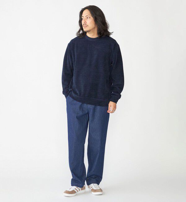 SHIPS「SHIPS:〈手洗い可能〉モール ダブルフェイス クルーネック プルオーバー」|プルオーバー|