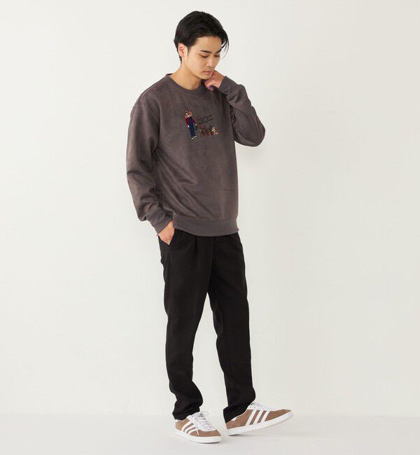 SHIPS Colors 「SHIPS Colors:フェイクスエード (ポリエステル) エンブロイダリー スウェット」|スウェット・ジャージ|