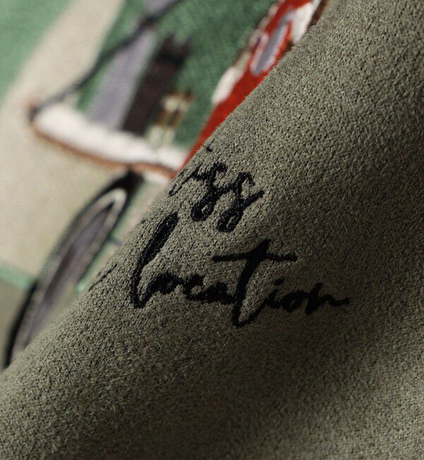 SHIPS Colors 「SHIPS Colors:フェイクスエード (ポリエステル) エンブロイダリー スウェット」|スウェット・ジャージ|