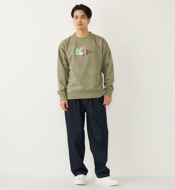 SHIPS Colors 「SHIPS Colors:フェイクスエード (ポリエステル) エンブロイダリー スウェット」|スウェット・ジャージ|