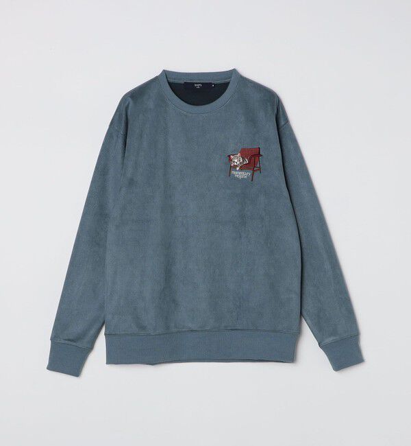SHIPS Colors 「SHIPS Colors:フェイクスエード (ポリエステル) エンブロイダリー スウェット」|スウェット・ジャージ|